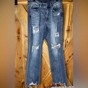 Judy Blue straight fit distressed jeans 14W